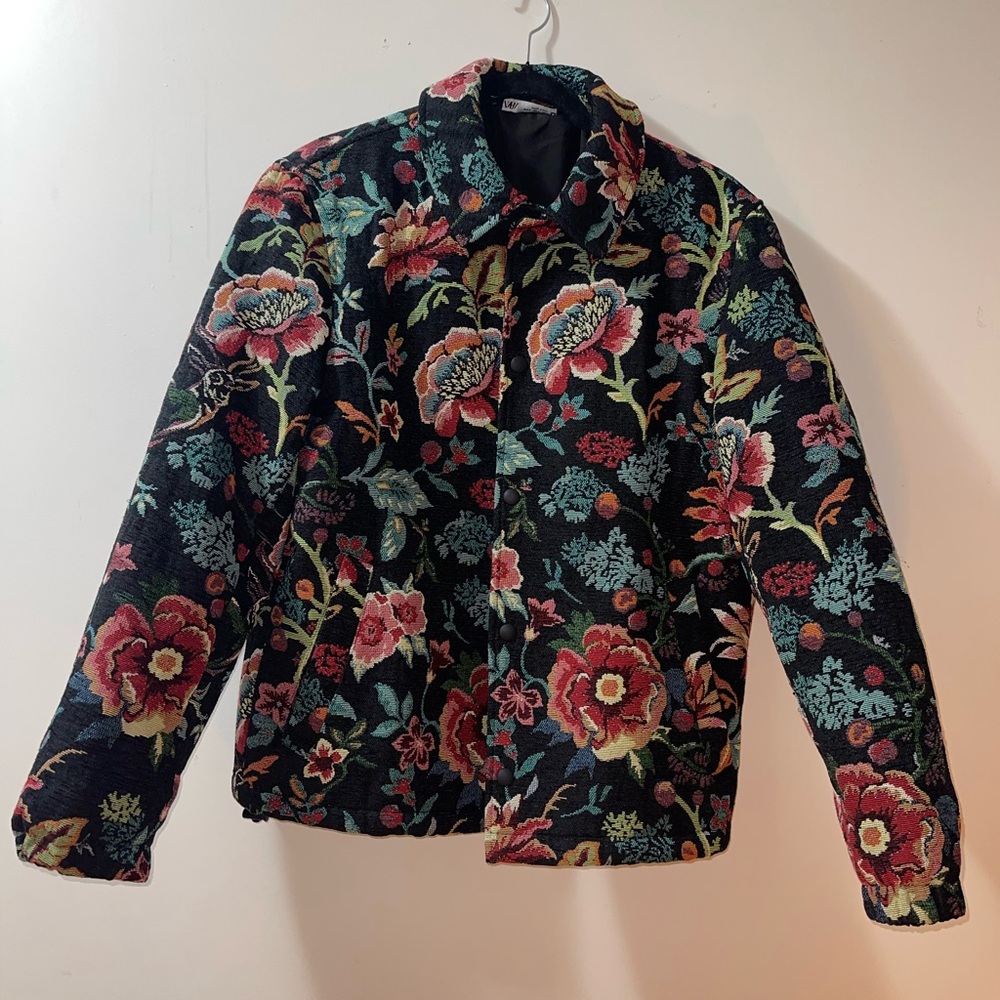 Zara Multicolor Floral Men's Jacket